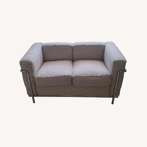 Used Vintage/Antique Natural Fabric 2 Seater Sofa for sale on AptDeco