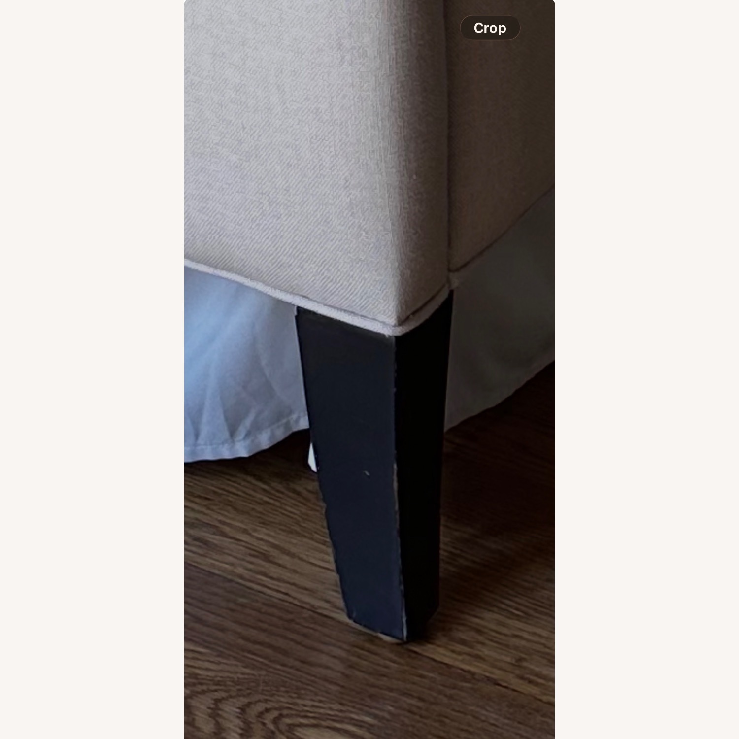 Crate & Barrel Colette Upholstered King Bed  - image-5