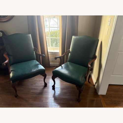 Used Traditional Leather Armchair  for sale on AptDeco