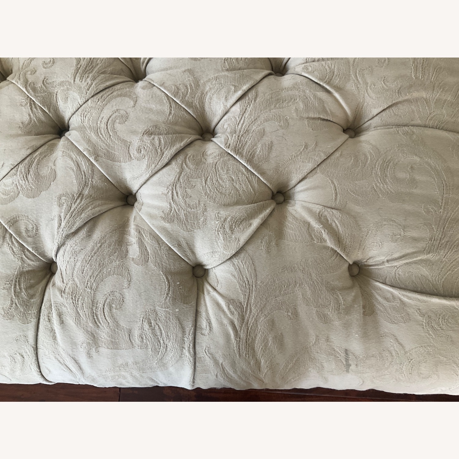 Schnadig Light Brown Fabric Chaise Lounge - image-2