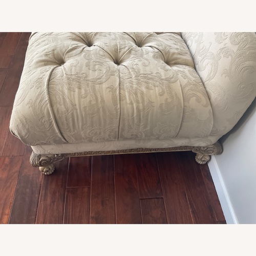 Used Schnadig Light Brown Fabric Chaise Lounge for sale on AptDeco