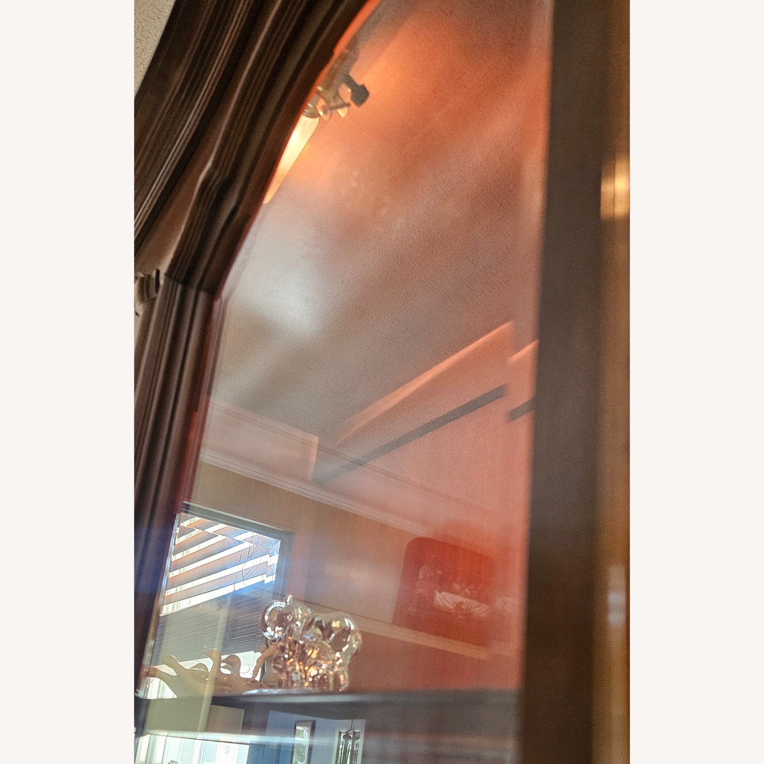 Walnut Lighted Breakfront China Cabinet - image-6