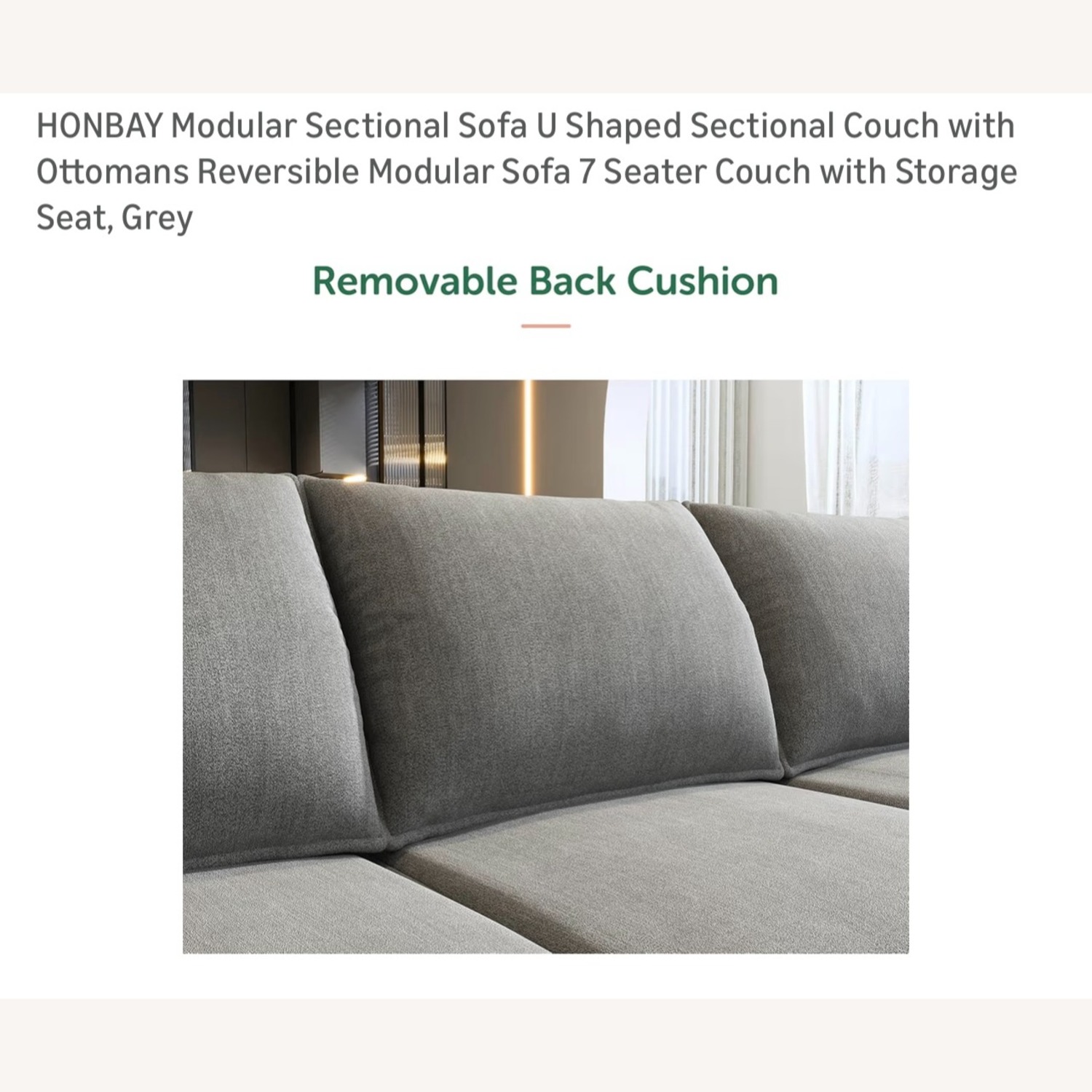 Wayfair Gray Sectional Sofa with Storage - image-10