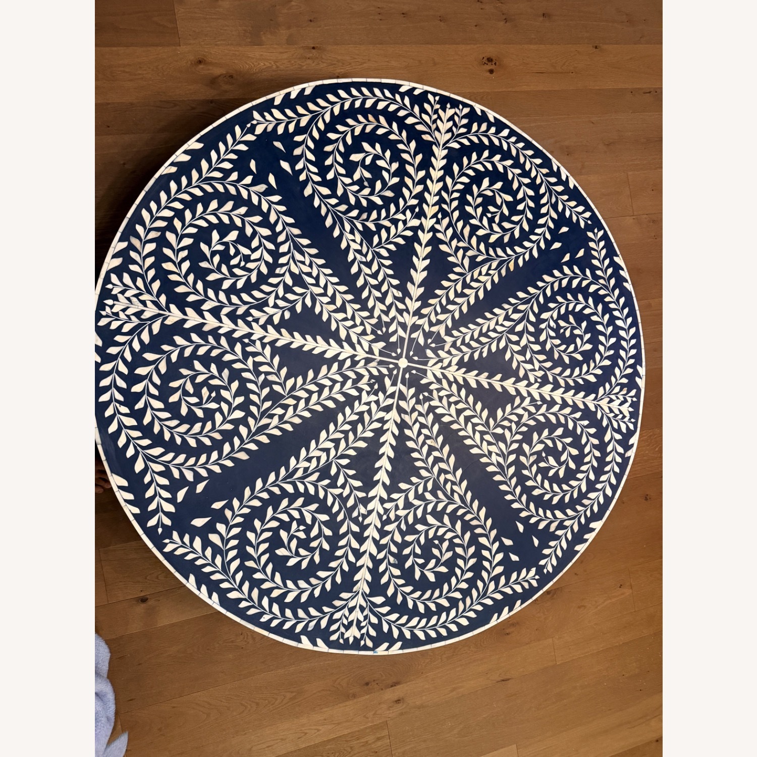 Anthropologie Scroll Vine Inlay Coffee Table - image-2