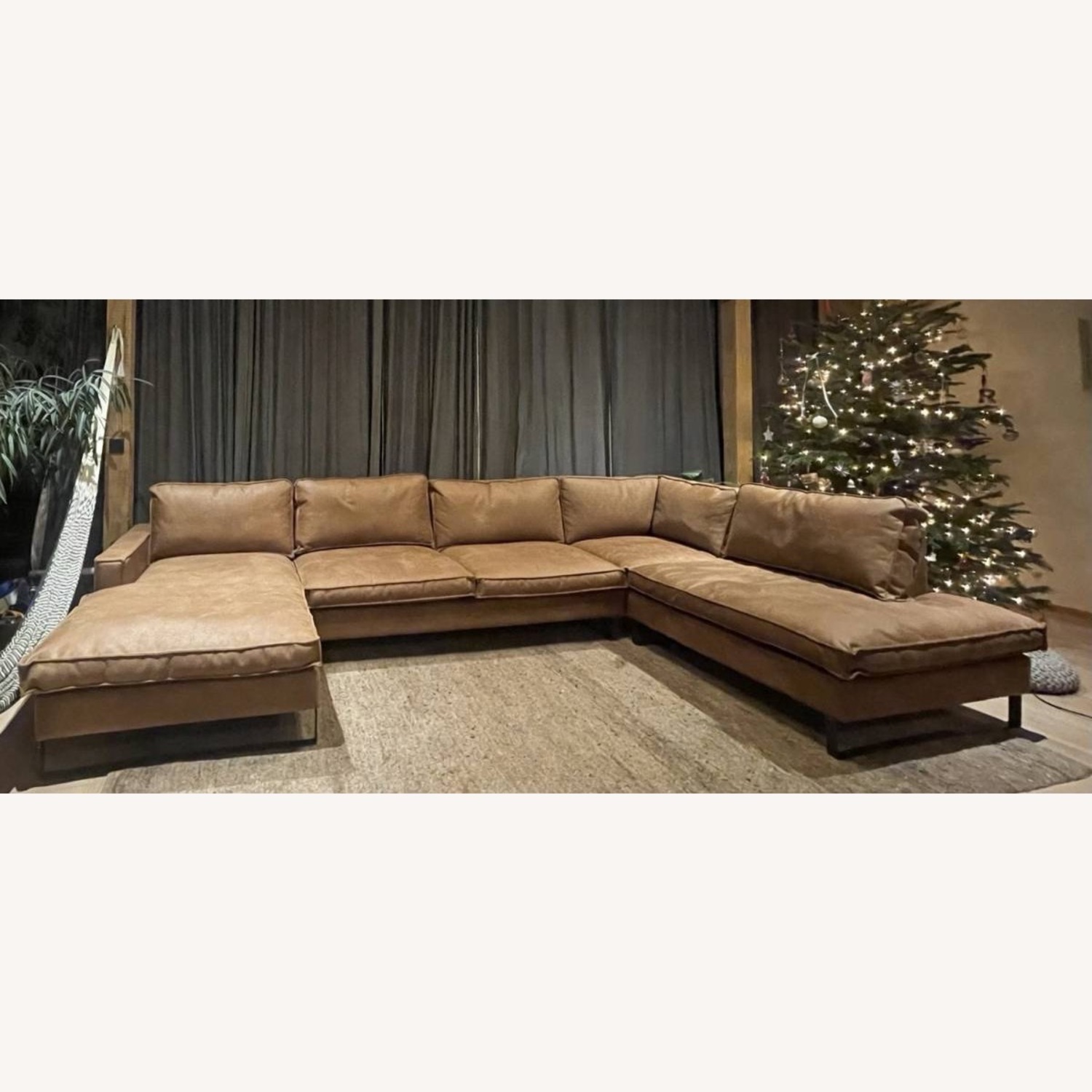 Leather Sofa - image-2