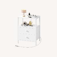 Wayfair White Fabric Nightstand