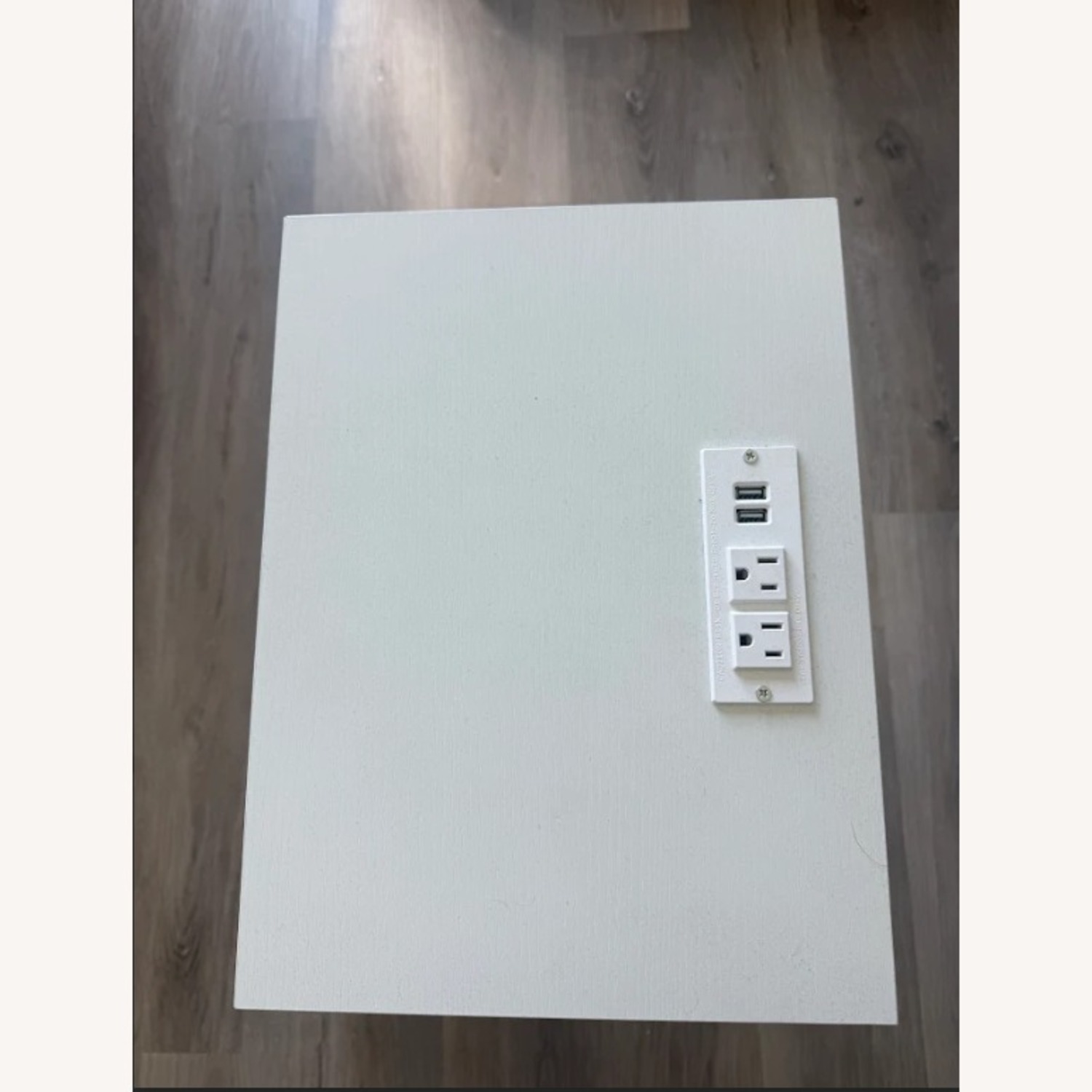 Wayfair White Fabric Nightstand - image-4