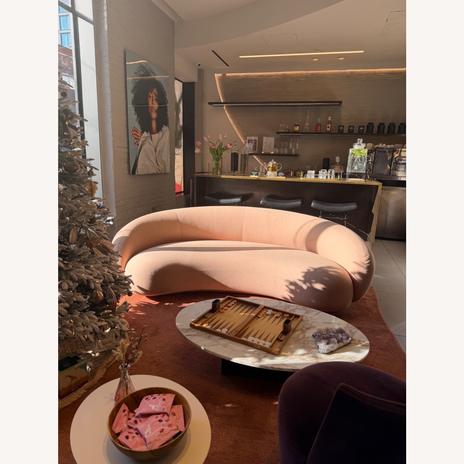 Tacchini Julep Sofa by Jonas Wagell in Dusty Pink - image-8