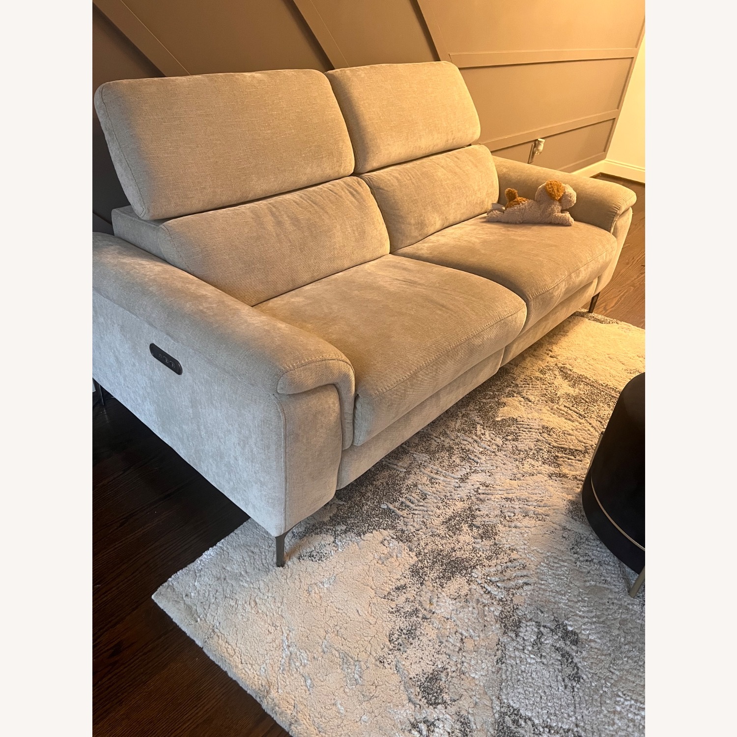 Weatherford Beige Power Reclining Sofa - image-2