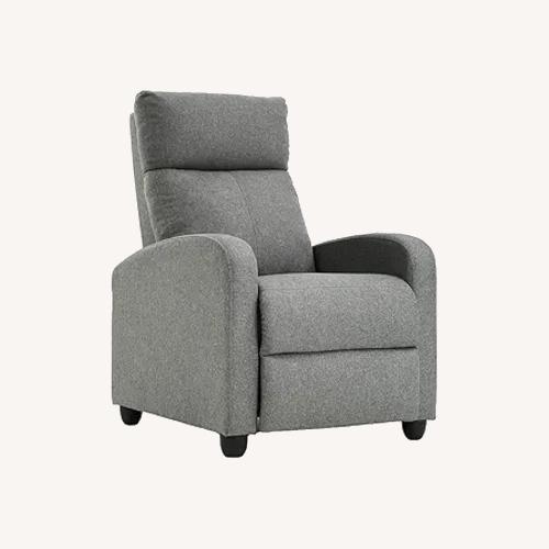 Used Amazon Grey Recliner  for sale on AptDeco