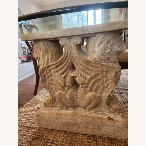 Used Light Gray Stone Dining Sets for sale on AptDeco