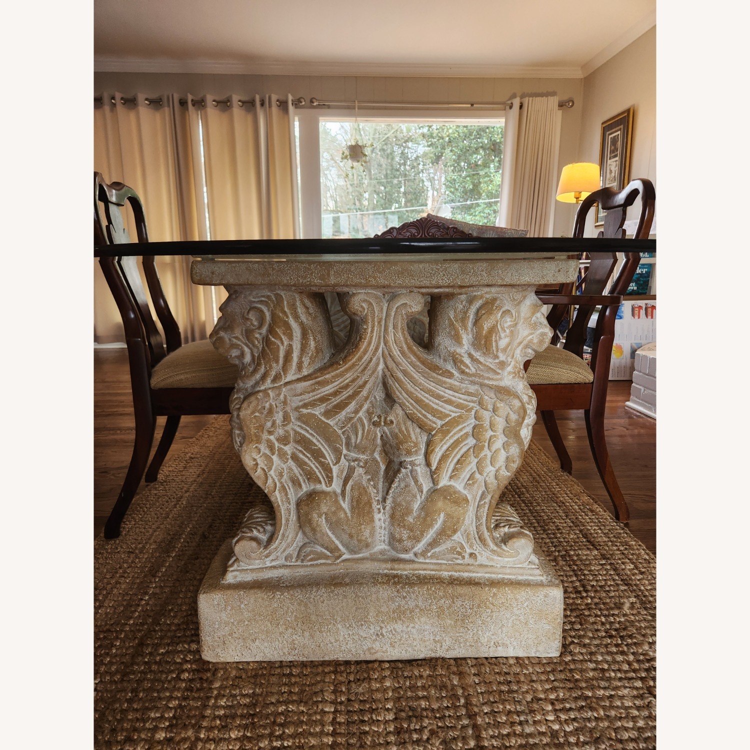 Light Gray Stone Dining Sets - image-5