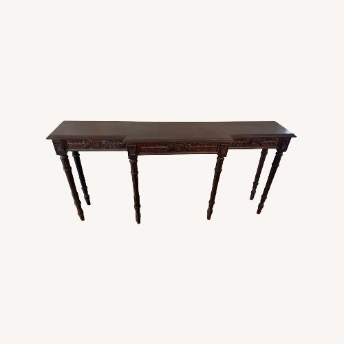 Used Solid Wood Carved Console Table for sale on AptDeco