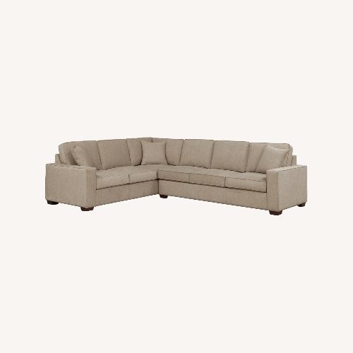 Used Costsco Light Gray Fabric 3+ Piece Sectional for sale on AptDeco