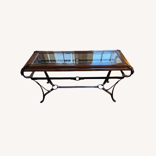 Used Vintage Adnet Hermes Style Equestrian Console for sale on AptDeco
