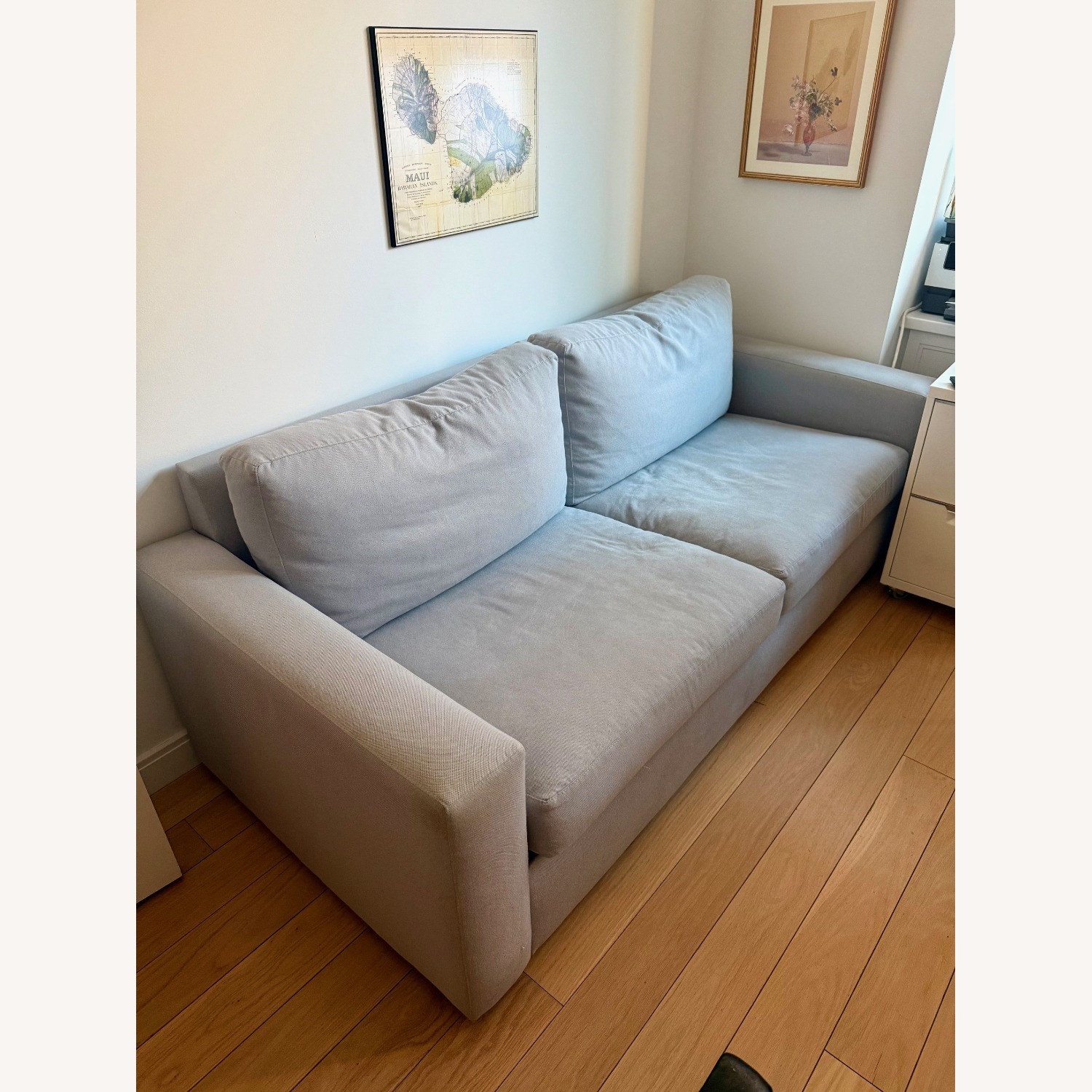 Room & Board Taft Light Gray Fabric 2 Seater Sofa - image-1