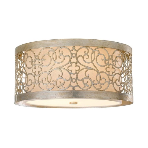 Used Feiss Silver Metal Ceiling Lamp for sale on AptDeco