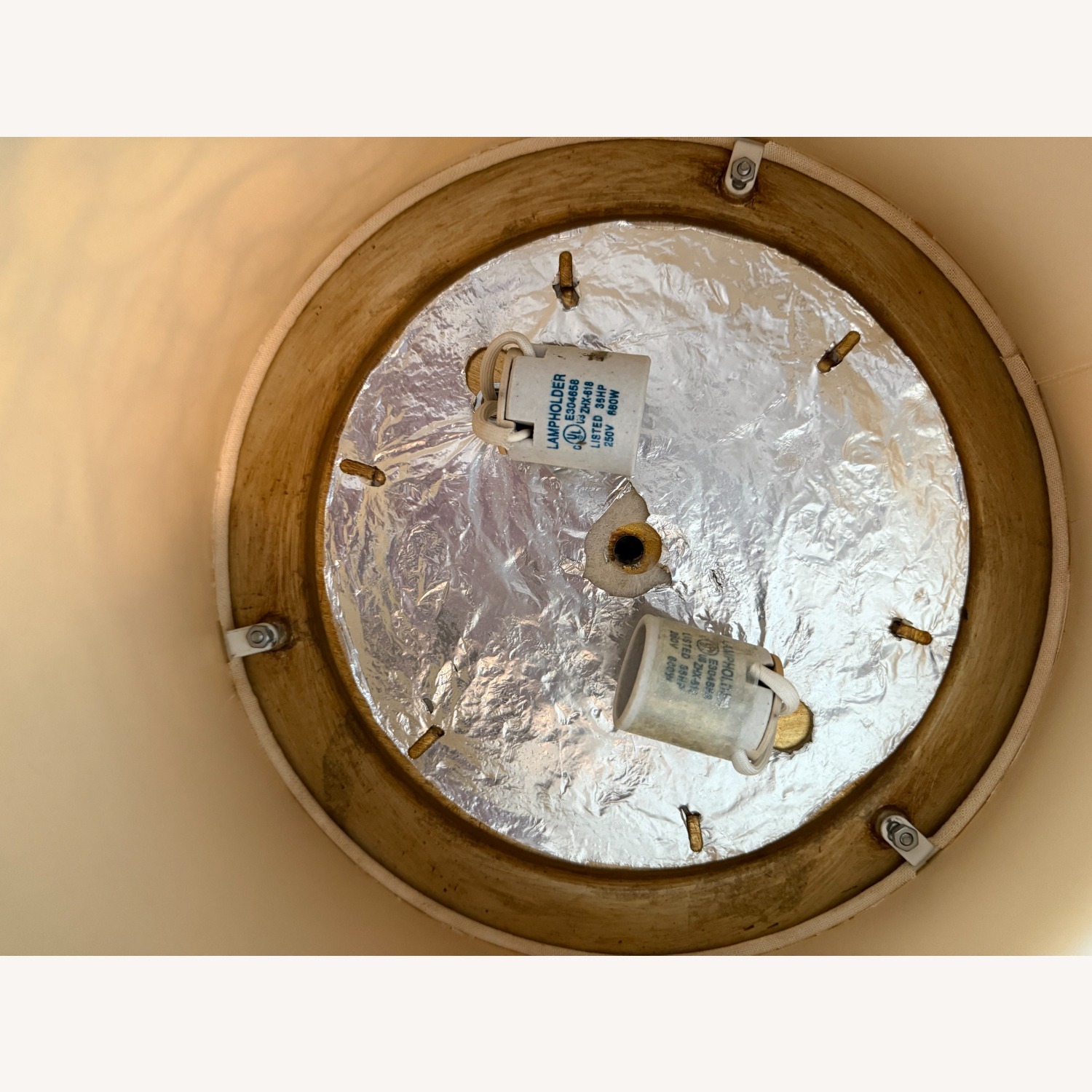 Feiss Silver Metal Ceiling Lamp - image-2