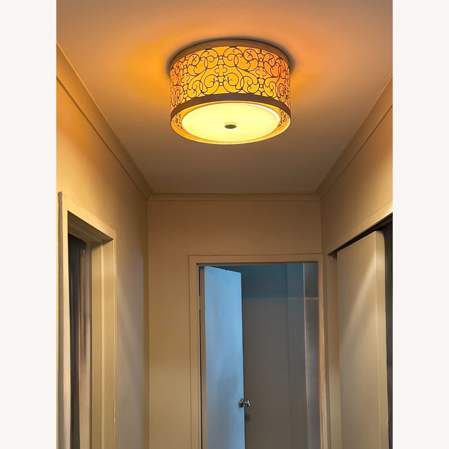 Feiss Silver Metal Ceiling Lamp - image-3