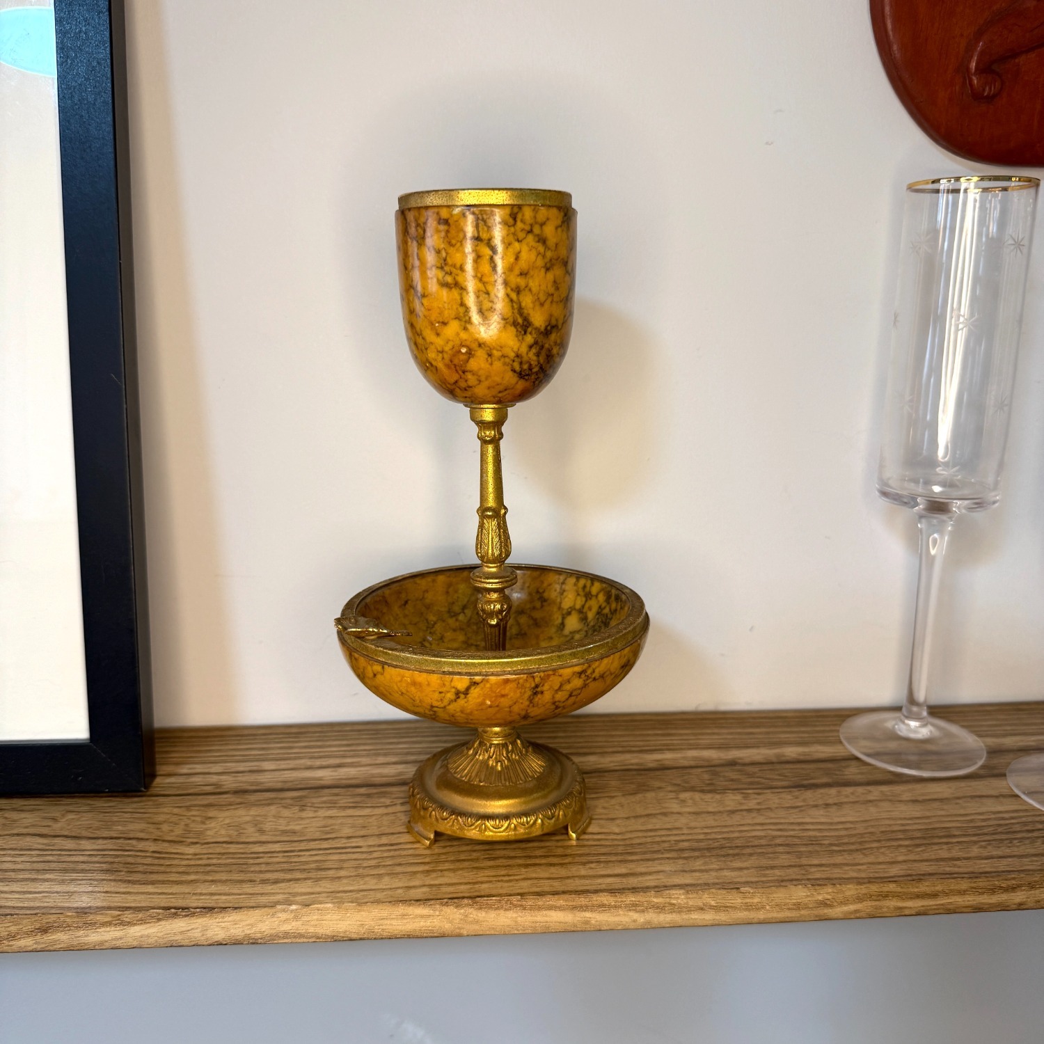 Hollywood Regency Cigarette Holder & Ashtray - image-10