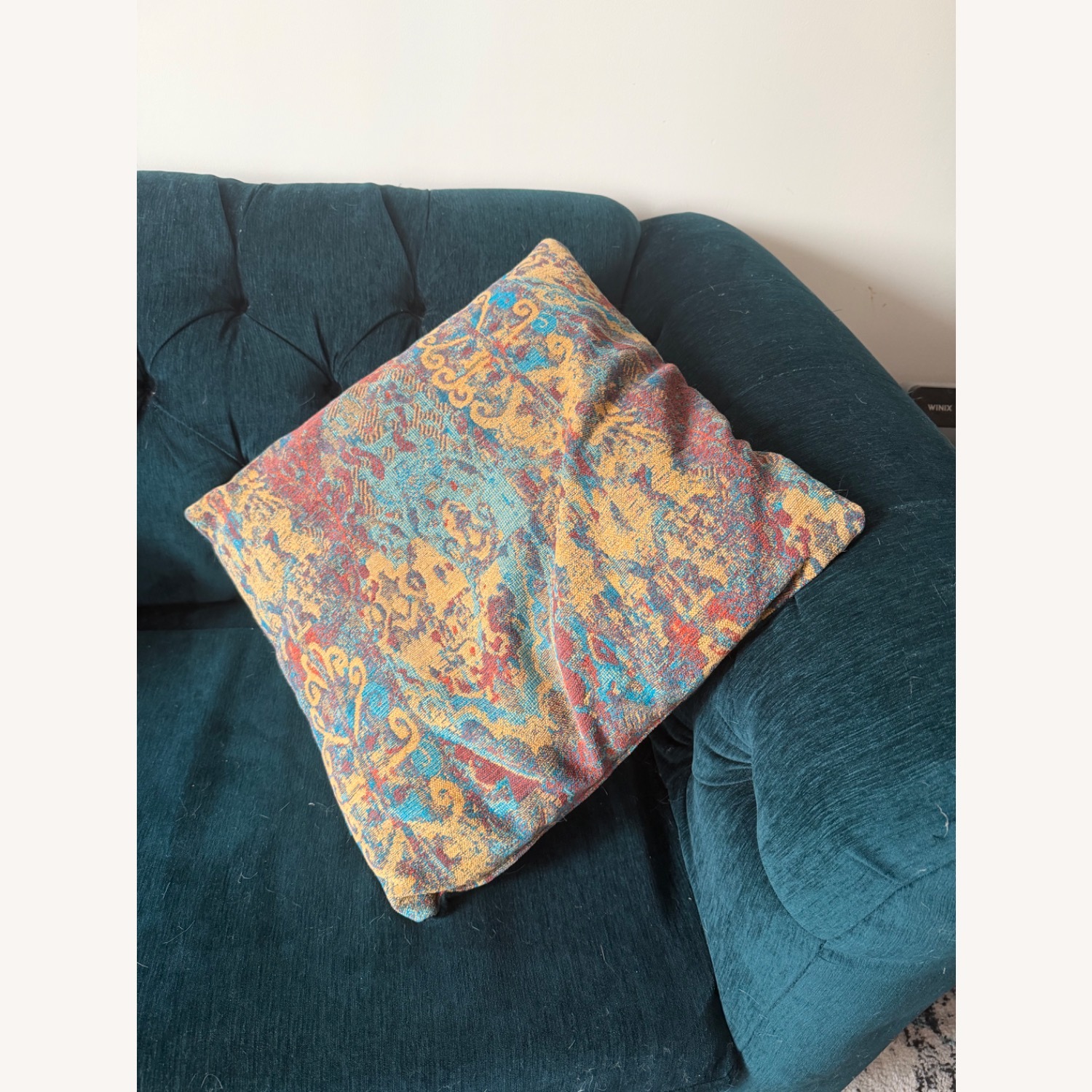 Bob's Discount Furniture Teal Sleeper Sofa - image-2