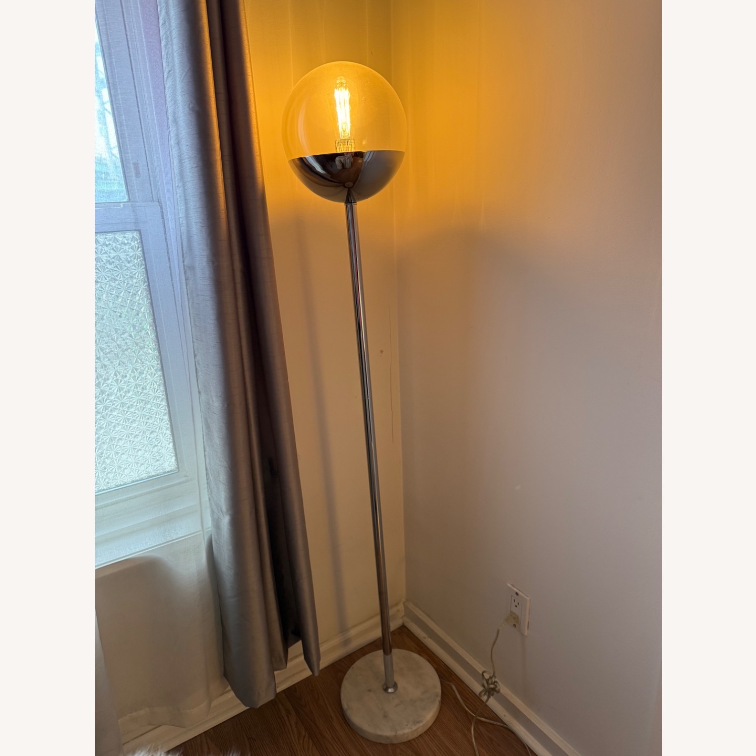 Mercury Row Silver Floor Lamp - image-1