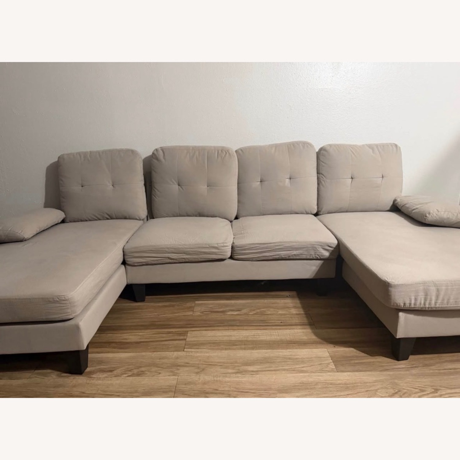 U Shaped Sectional Sofa ouch with Double Chaise - image-7
