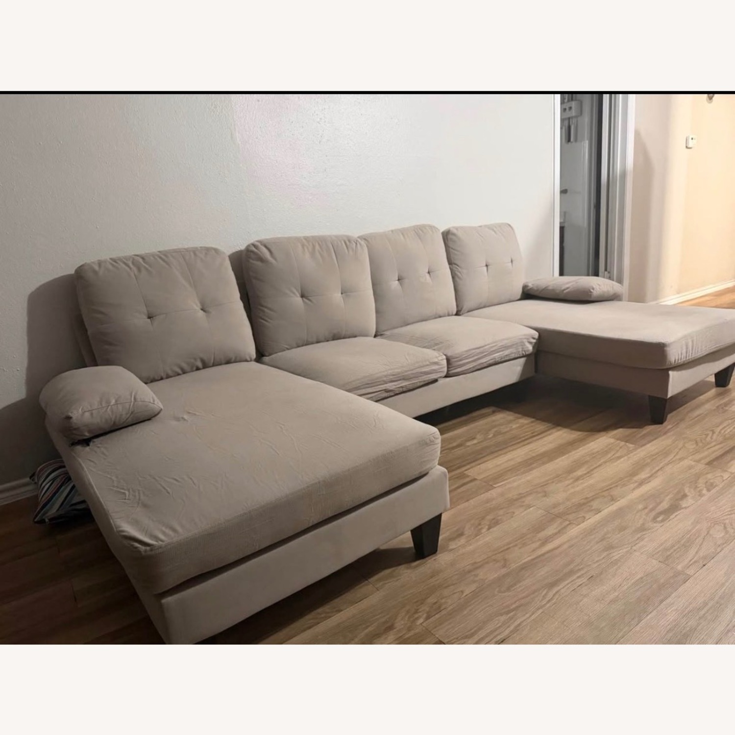 U Shaped Sectional Sofa ouch with Double Chaise - image-6