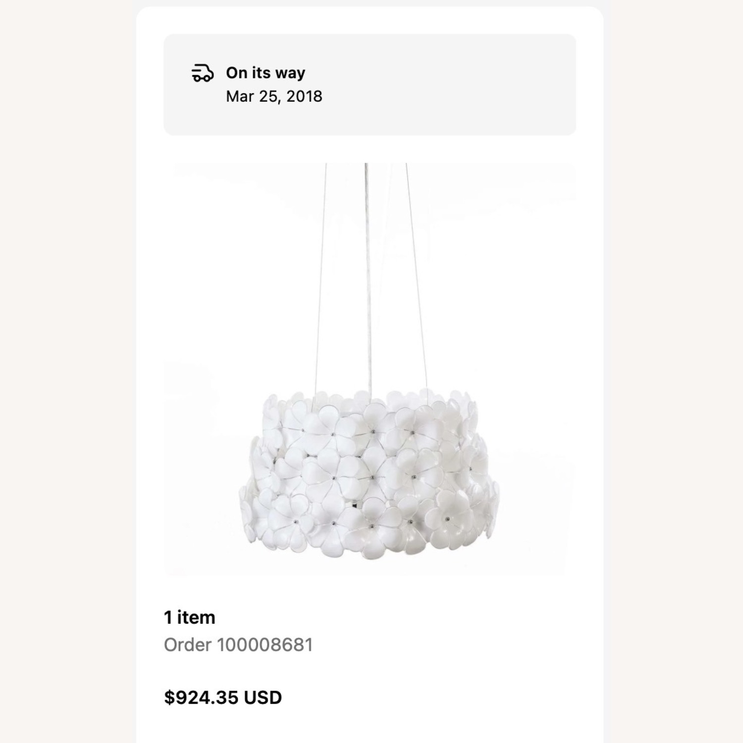 France and Son Floral Chandelier - image-14