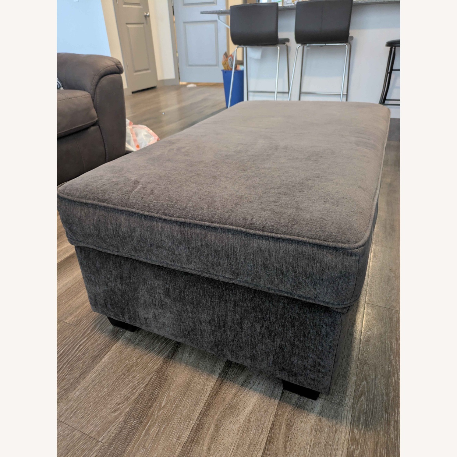 Dark Brown Fabric Chest - image-1