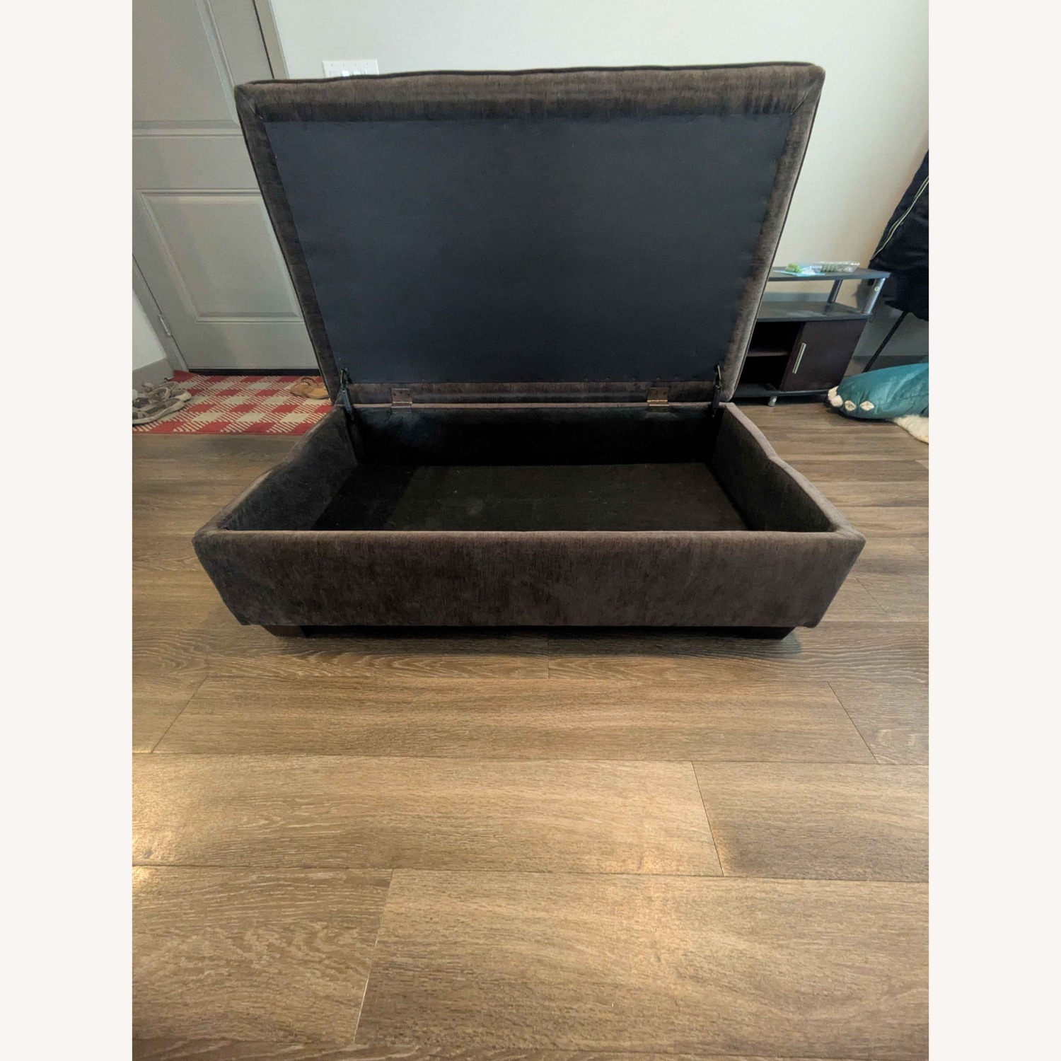 Dark Brown Fabric Chest - image-2