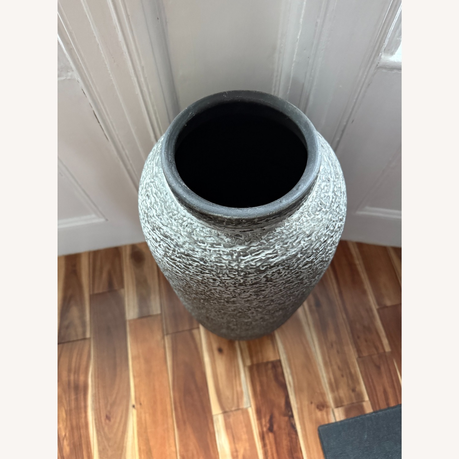 Crate & Barrel Timber Grey Floor Vase - image-3