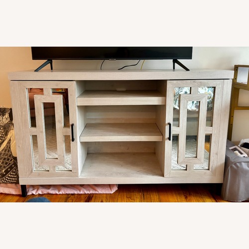 Used Amabel Unfinished TV Stand for TVs up to 60" for sale on AptDeco