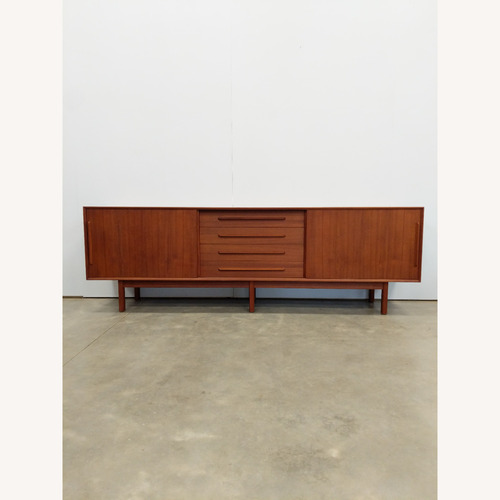 Used Vintage Mid Century Modern Teak Credenza for sale on AptDeco