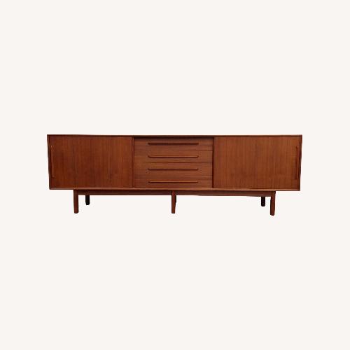 Used Vintage Mid Century Modern Teak Credenza for sale on AptDeco