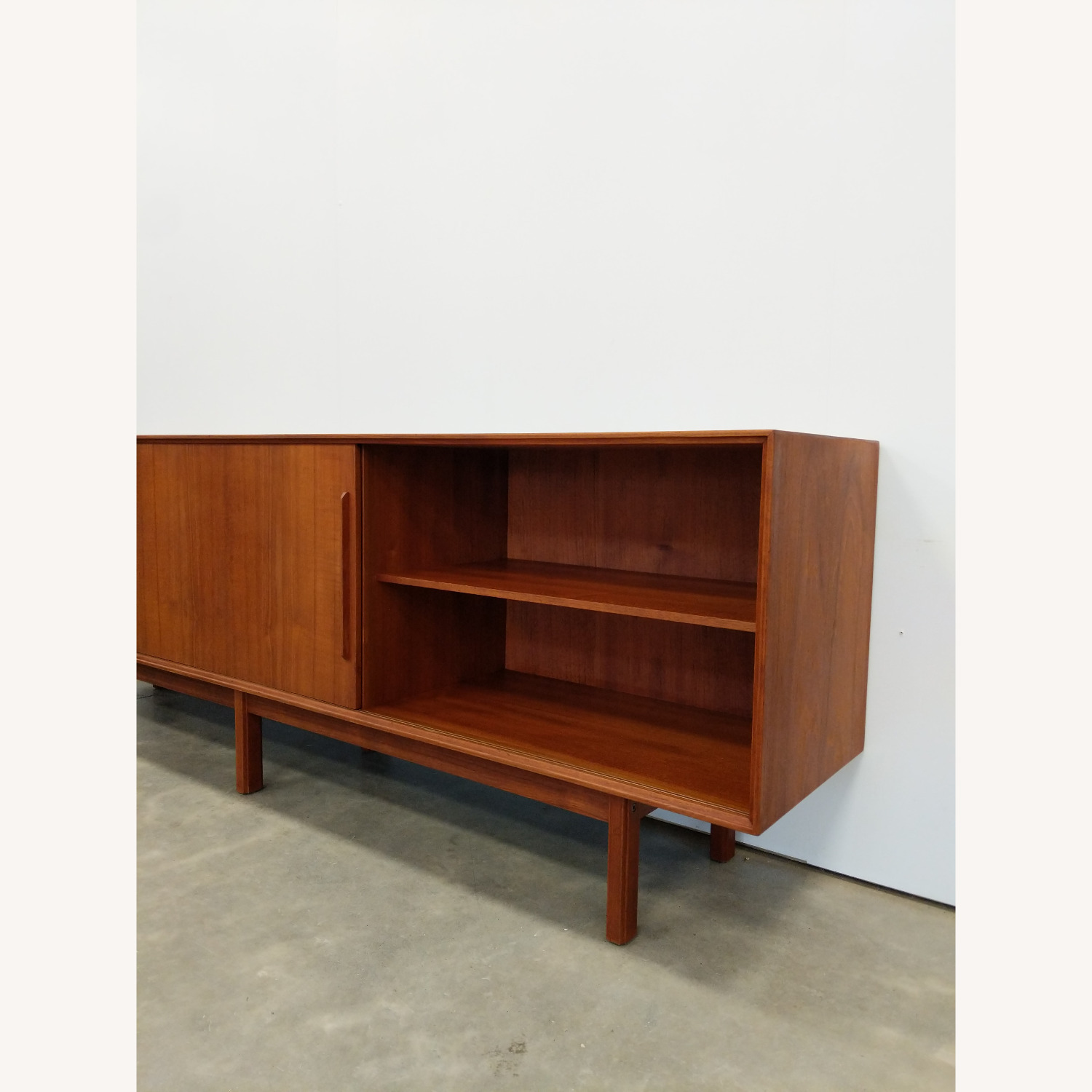 Vintage Mid Century Modern Teak Credenza - image-3