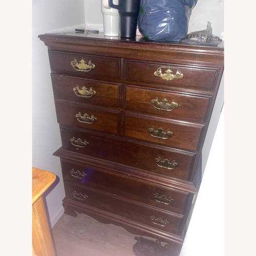 Used Bassett Dark Brown Dresser for sale on AptDeco