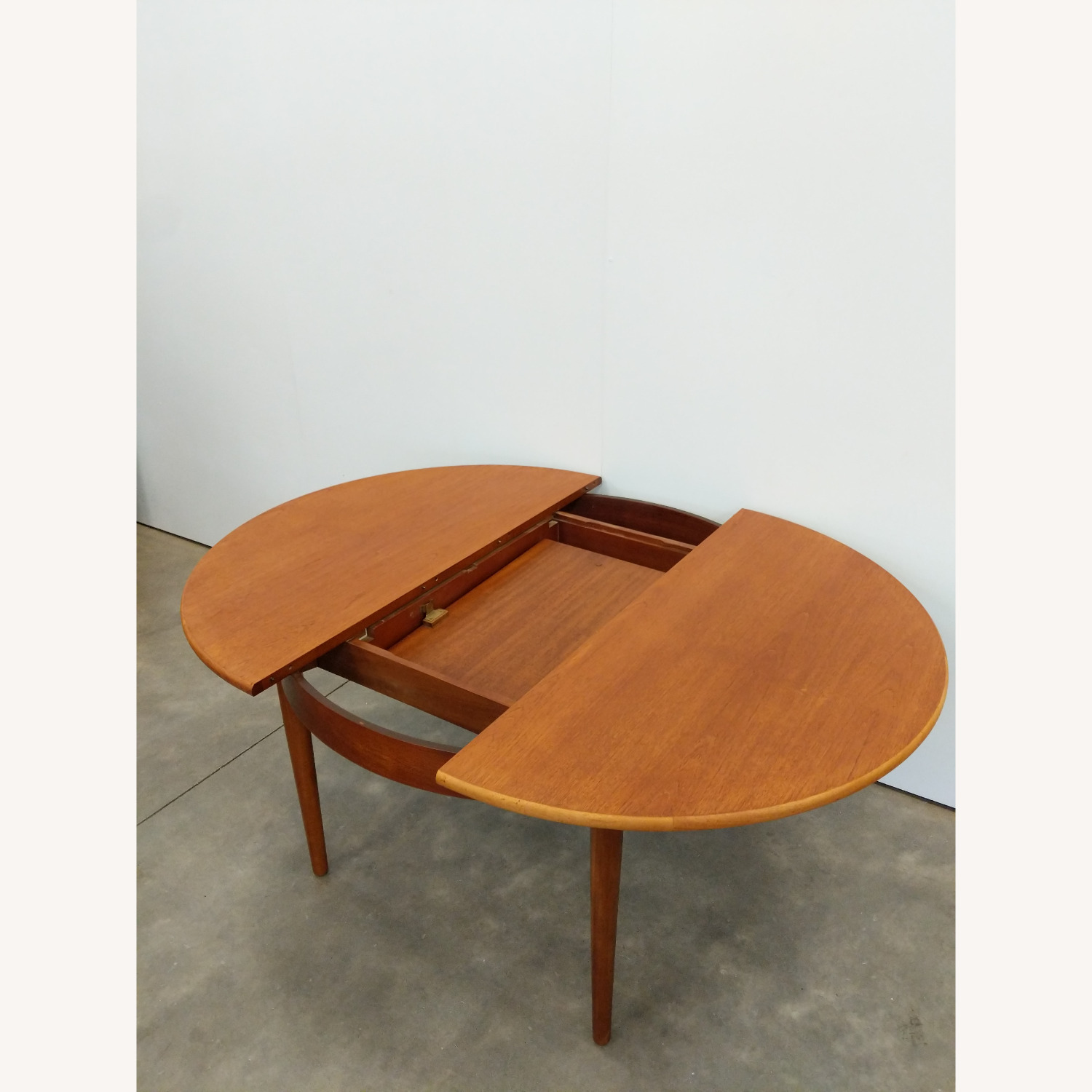 Vintage Mid Century Teak Extendable Dining Table - image-6