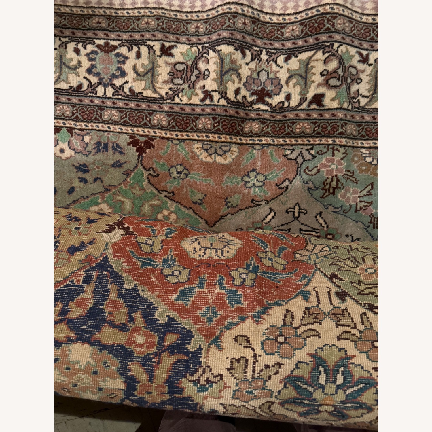Vintage/Antique Wool Area Rug 8.6' x 11.1' - image-6