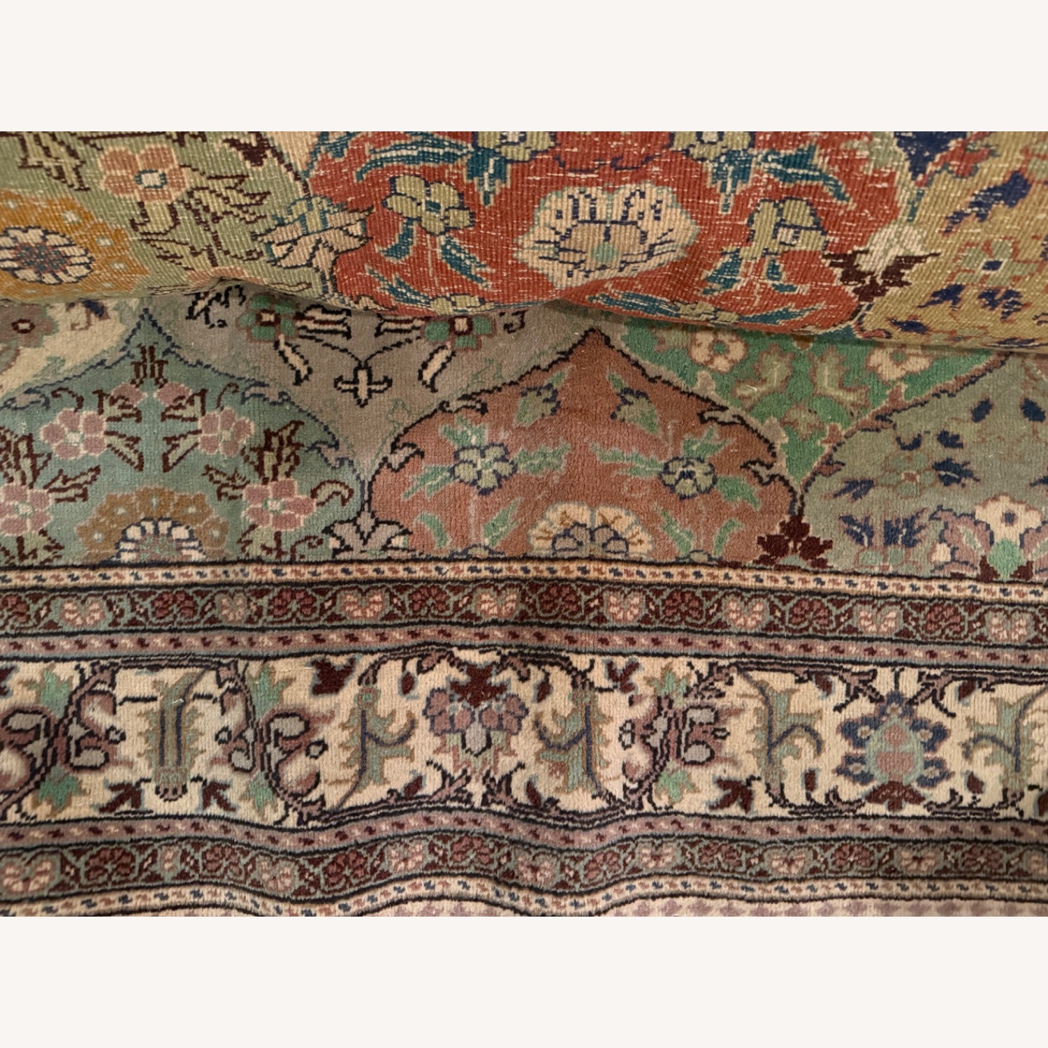 Vintage/Antique Wool Area Rug 8.6' x 11.1' - image-7