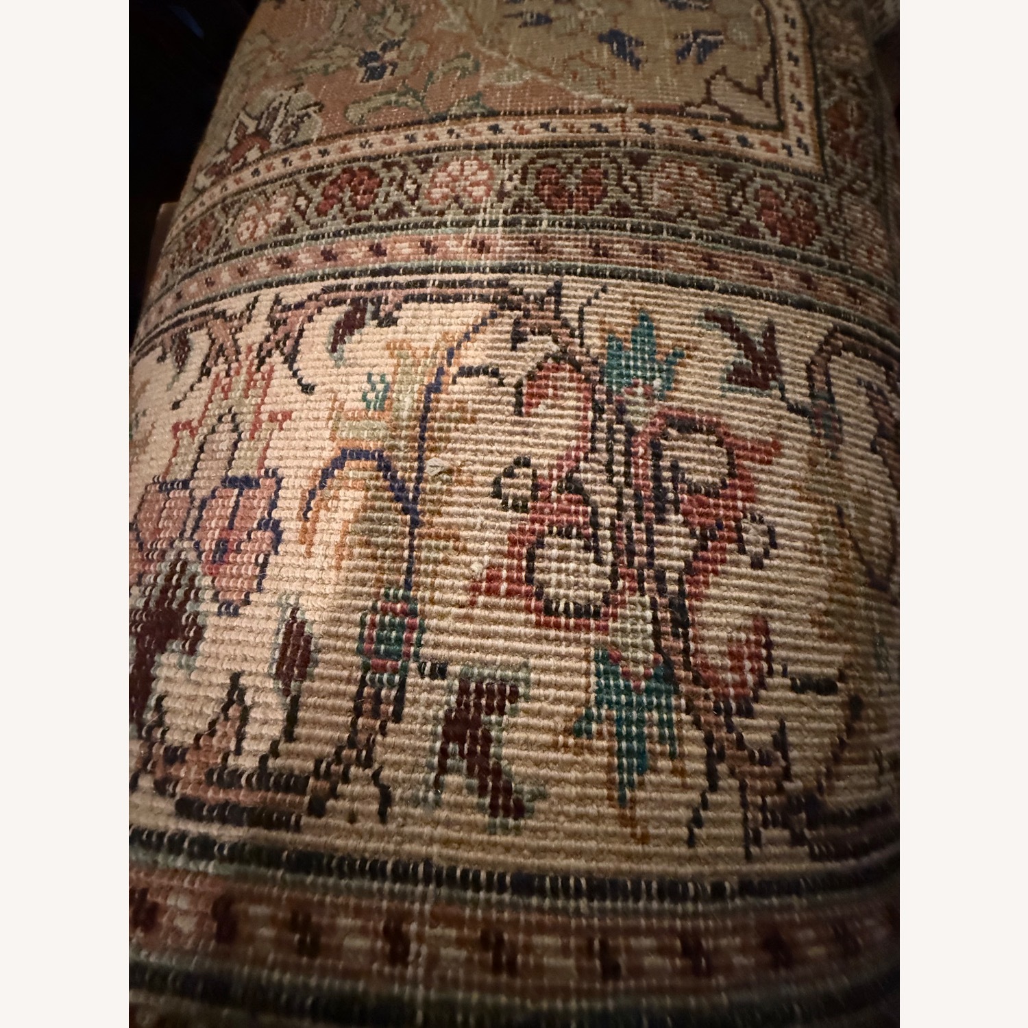 Vintage/Antique Wool Area Rug 8.6' x 11.1' - image-2