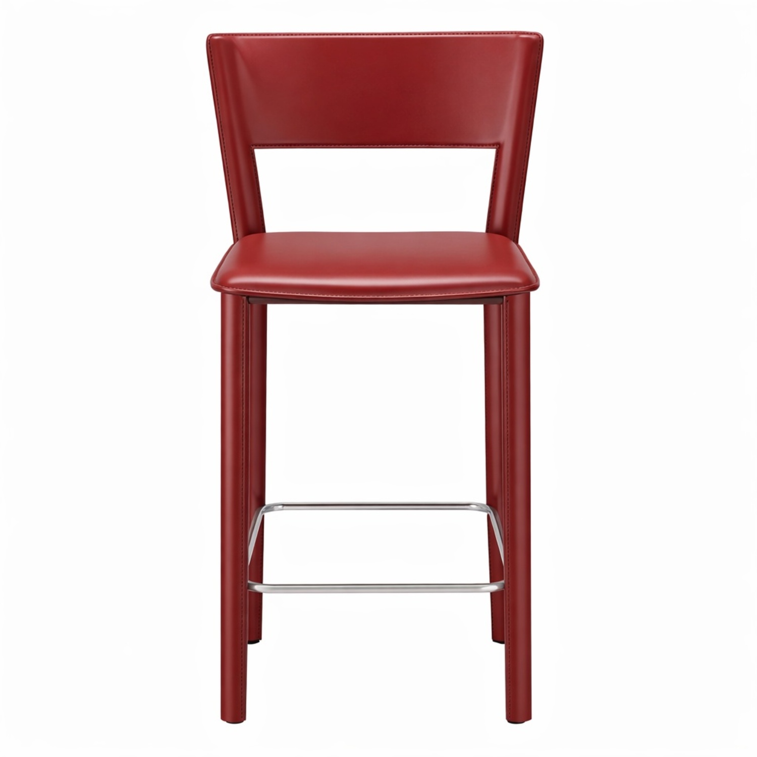 Design Within Reach Allegro Leather Counter Stools - image-0