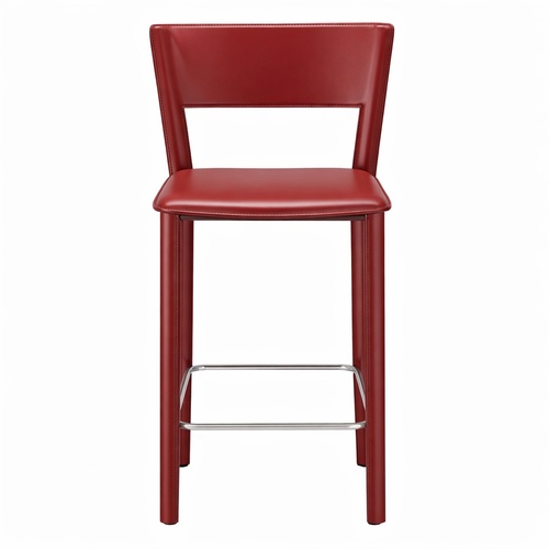 Used Design Within Reach Allegro Leather Counter Stools for sale on AptDeco