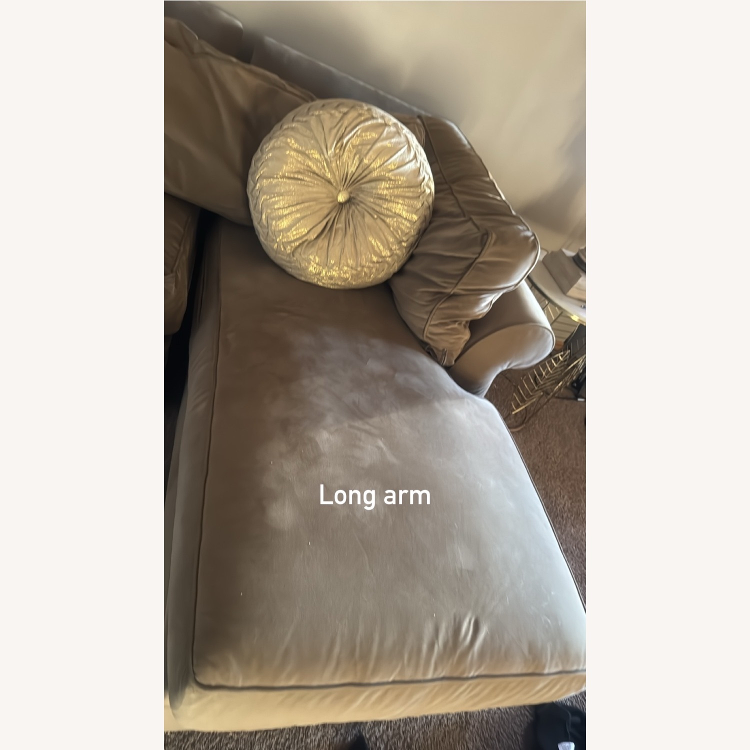 Contemporary Beige Sectional Sofa - image-3