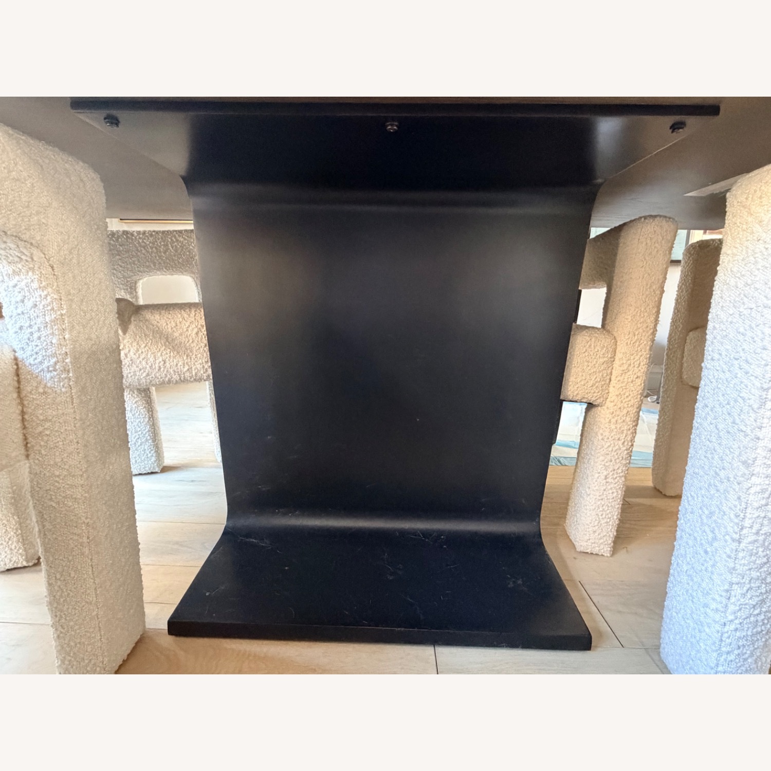 Restoration Hardware I-beam Black Dining Table - image-4
