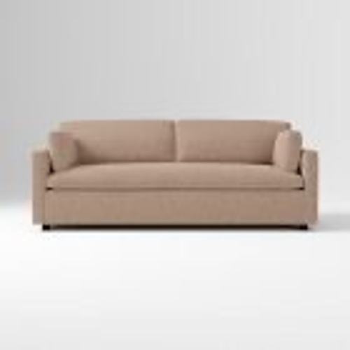 Used West Elm Light Brown Linen 3+ Seater Sofa for sale on AptDeco