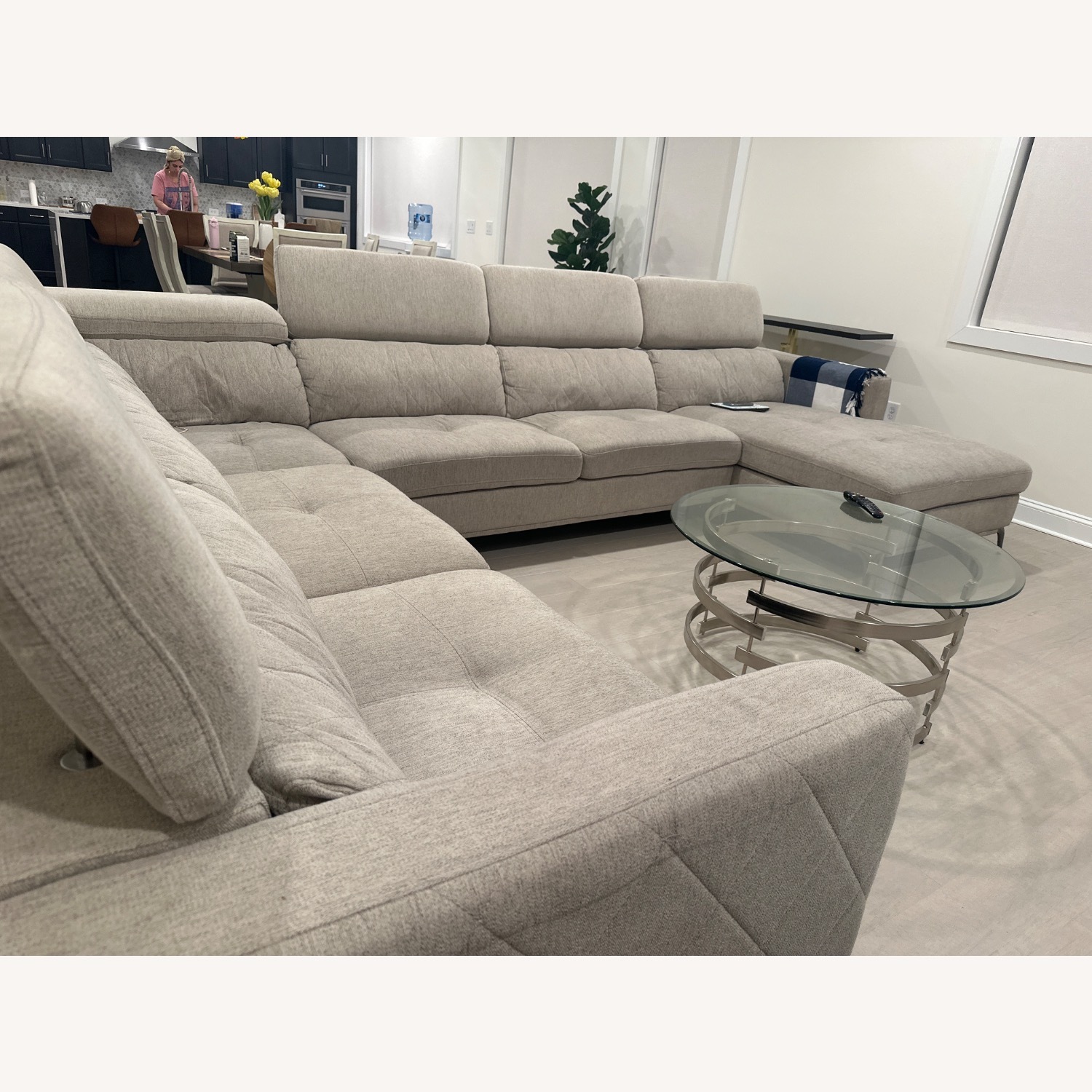 Sofia Vergara 7 Sectional Sofa - image-3