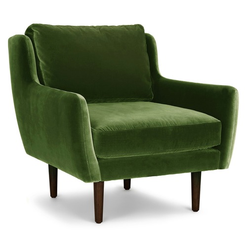 Used Article Matrix Green Velvet Accent Chair for sale on AptDeco