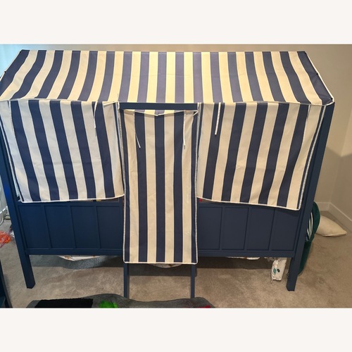 Used Forest Metal Twin Loft Bed for sale on AptDeco