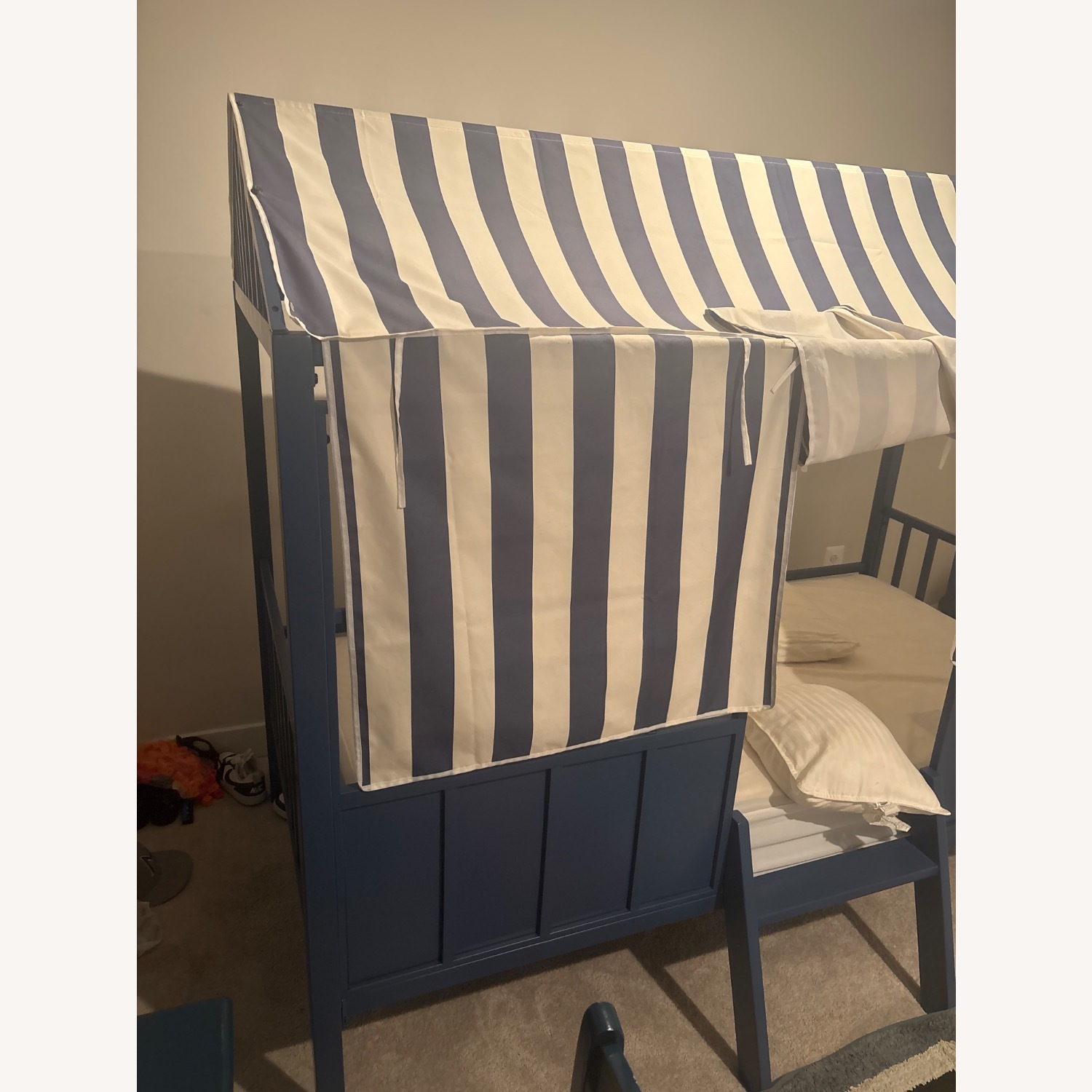 Forest Metal Twin Loft Bed - image-3